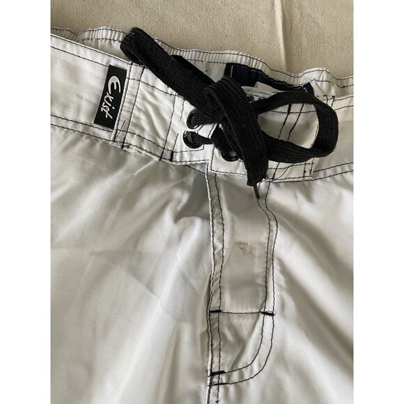 Exist Miami Mens Swim Shorts white Black Green Floral Size XXL - Picture 4 of 7